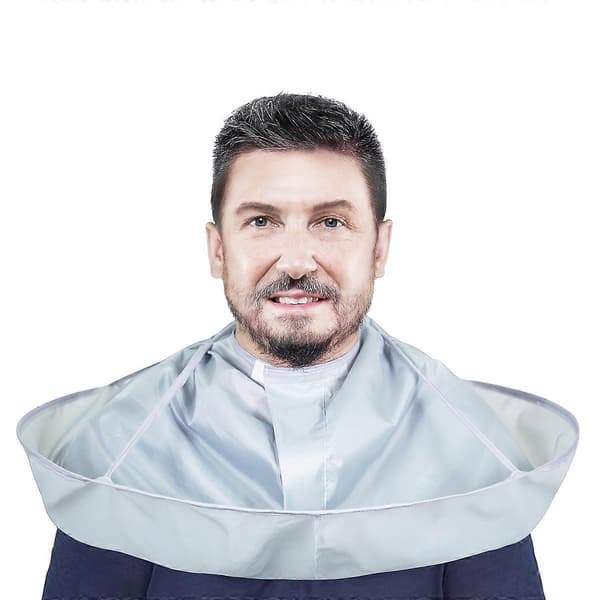 Hårklippningskapper til voksne med paraplydesign Barber Cape (1 stk, grå)