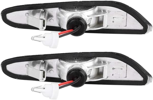 Front spoiler for e60+ Blinklys 12V 5W Bil LED Brems Side Marker Lys Indikatorlampe For E82 E88 E60 E61 E90 E91 E92 E93 (Grå)