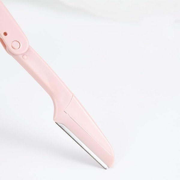 3PCS Foldbar Dame Ansigtsbarber Øjenbryns trimmer Blad Anti-Scratch Razor Makeup Værktøjer Øjenbryns trimmer Ansigtsbarber til Kvinder (Farve: Blå)