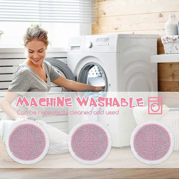 10 st Moppdynor för Vacmop Pro VM252 VM250 VM200 VC205 VM250 QM250 VM190 VM200P12 Engångsbyte