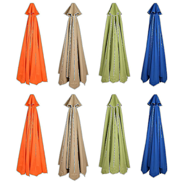 Bedst sælgende udskiftning stof haveparasol baldakin til 3m 6/8 arm terrasse solparaply 50% tilbud-yzy Navy blue 300cm*6k