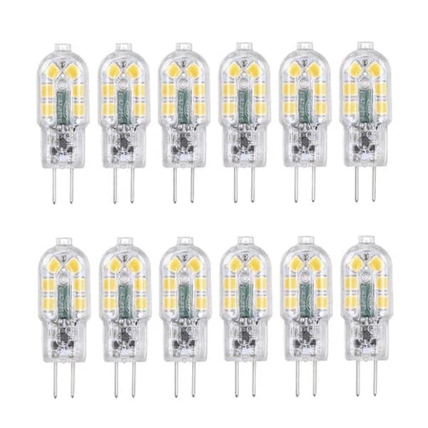 Tomshine G4 LED-lampor 12-pack varmvitt