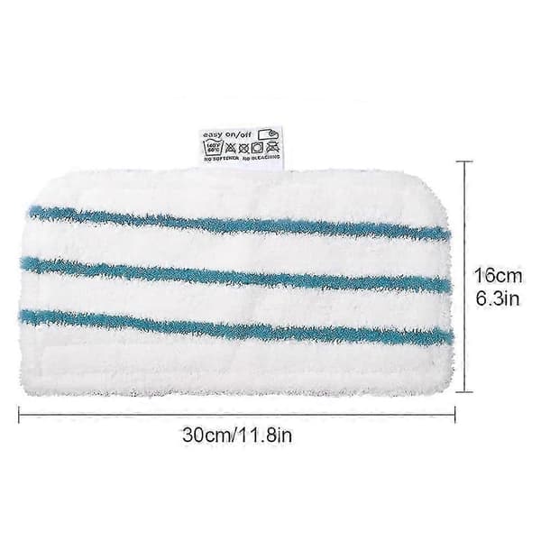 6 stk. erstatningsmoppekluter i mikrofiber for Easy Fix SC2, SC4, SC5 damprensere, moppeputer B