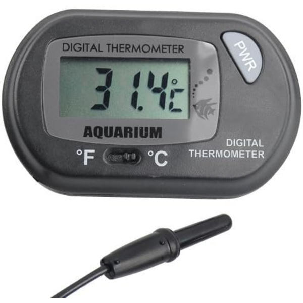 Digital LCD-termometer för akvarium och vivarium