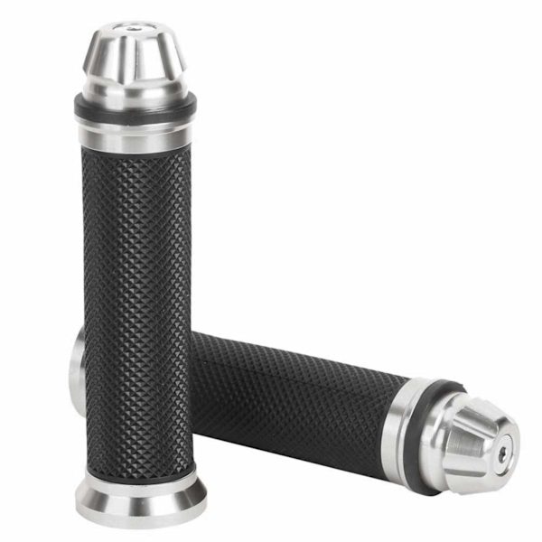 Styrgreb - Motorcykelstyr, Motorcykel CNC Aluminium Gummi Styrgreb Styr End Thruster Greb
