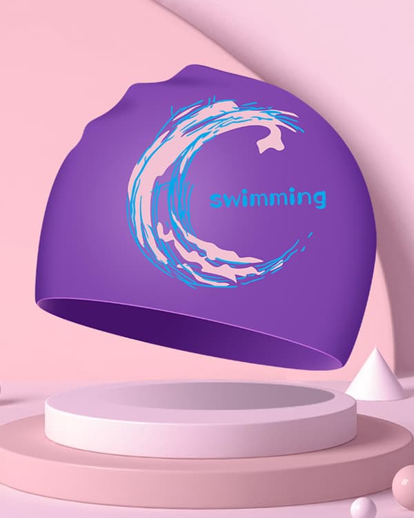 Badehette - Silikonbadehette for kvinner, menn, voksne og tenåringer