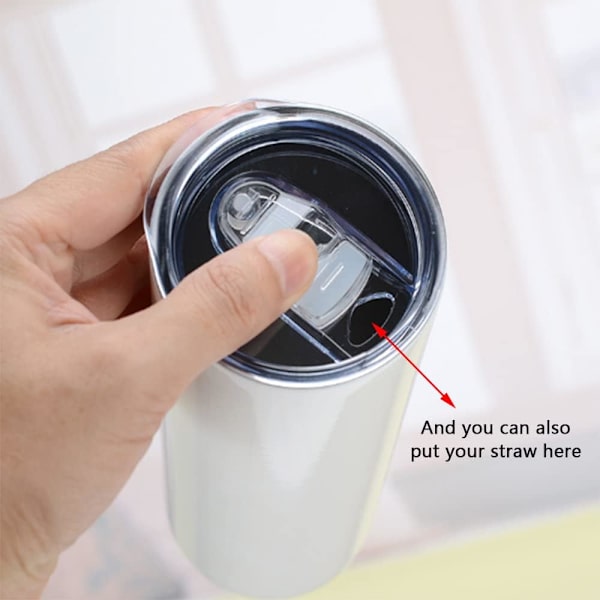 Skinny Tumbler Ersättningslock 3-pack, 2,75 tum koppmun kompatibel med och fler Tumbler-koppar Spill Proof Splash Resistant Silikon Glidande lock.
