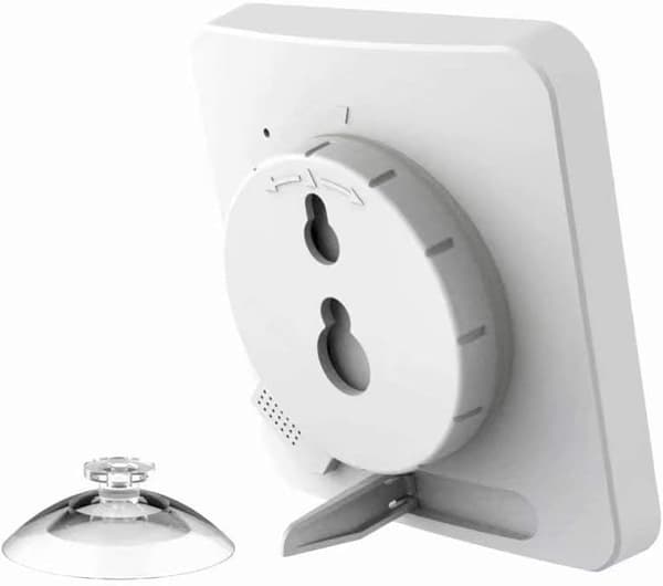 Badrum Dusch Klocka, LCD Digital Alarm, Termometer Hygrometer, Nedräkningstimer (Röd) Pink