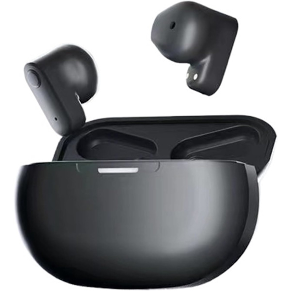 Bluetooth-hodetelefoner Trådløst headset Bluetooth-headset, IPX5 Vanntett, Dobbel mikrofon Talking Noise Cancellation, Med lading-svart
