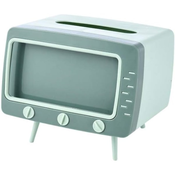 TV-formet vevboksholder Green