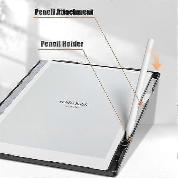 E-læser Etui med Penholder, Folio Stil PC+PU Læder Cover til 10-tommer Tablets