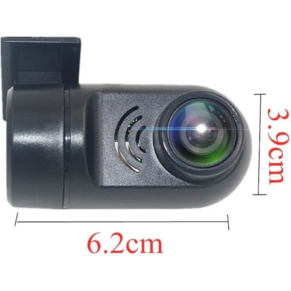 Auton kameratallennin päivä ja yö Dashcam autokamerat tallentimella Auton kamera Dash Cam Mini Dash Cam nopeustutkan kamera (pikseli: 12 miljoonaa)