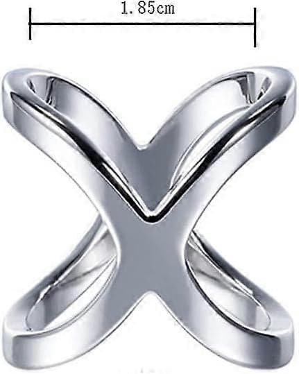 3-delt skjerfring, X-formet skjerfspenne, skjerfspenne