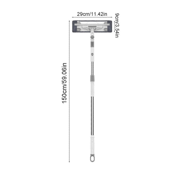 16CM Hånd-moppe Husholdnings Lazy Moppe Suge Horisontal Moppe Vaskemoppe
