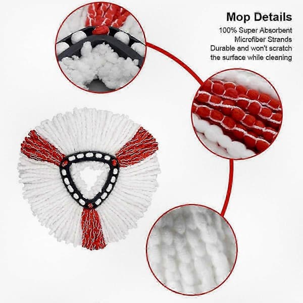Mikrofiberputer, kompatible med Black & Decker dampmopp