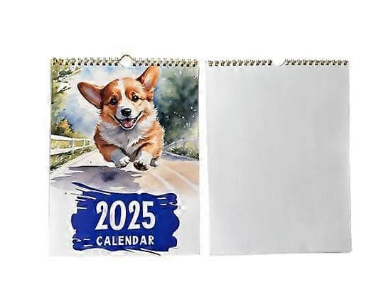 2025 Kreativ Personlighetskalender Corgi 2025 kalender