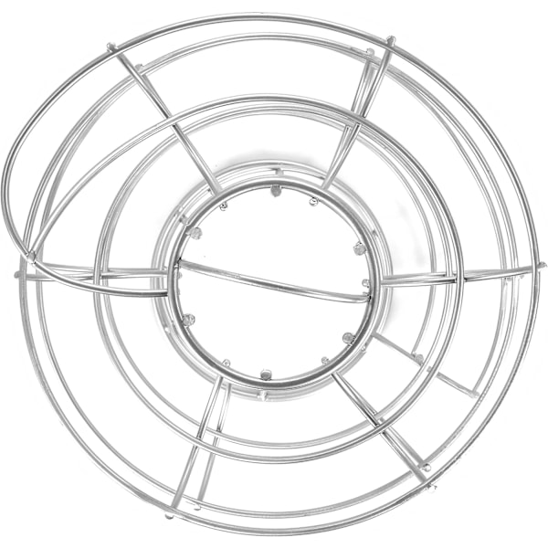 Modern spiralformad dispenserställ silver