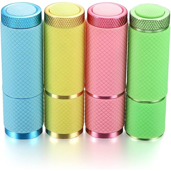 4 Farver UV Lommelygte Ultraviolet Lys Mini Lommelygte Lampe Til Epoxy UV Harpiks Hærde Lim Smykker Udstyr Værktøj, Gul