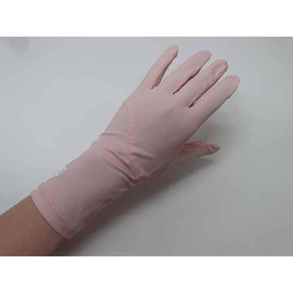 UPF 50+ Tunna solskydd UV-skyddshandskar för kvinnor, rosa