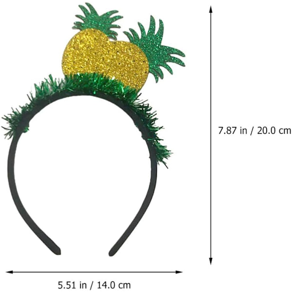 2 stk ananas hårbånd