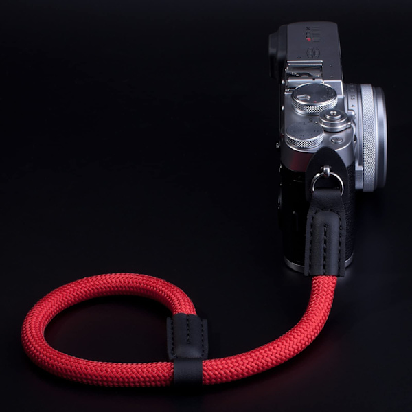 Kamerarem i handled kompatibel med Sony A6400 A6000 A6300 A6500 RXIR II RX10 IV X100F X-T30 X-T4 X-T3 X-T20 X-T2 X100S E-M10 Mark II III M5 Coffee Red