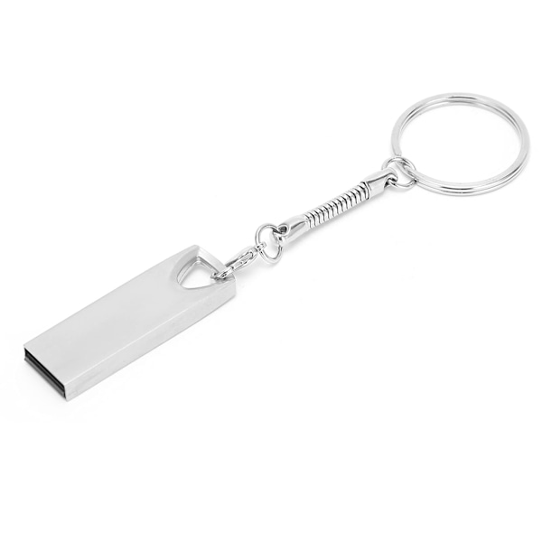 Mini metalltekstur U-disk, høyhastighets data backup-enhet, ekstern datalagringsminnepinne kompatibel med datamaskin bærbar PC (64 GB)