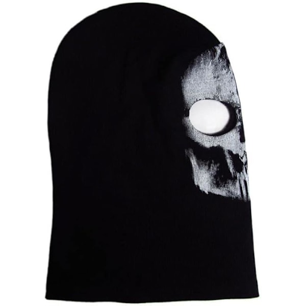 Unisex Ghost Print Strømpemaske Balaclava Maske God for Krigsspill Halloween Cosplay Print-3