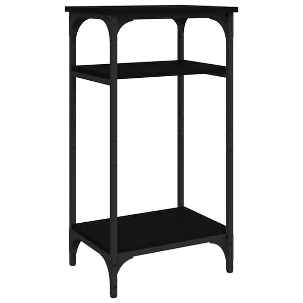 vidaXL Sidebord Sort 40x30x75 cm Konstrueret træ 6510 Svart
