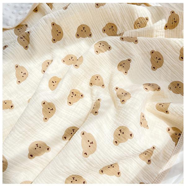 Baby Gauze Beaniefilt Babyfilt Barnfilt Nyfödd Beaniefilt Täcke 1 Del