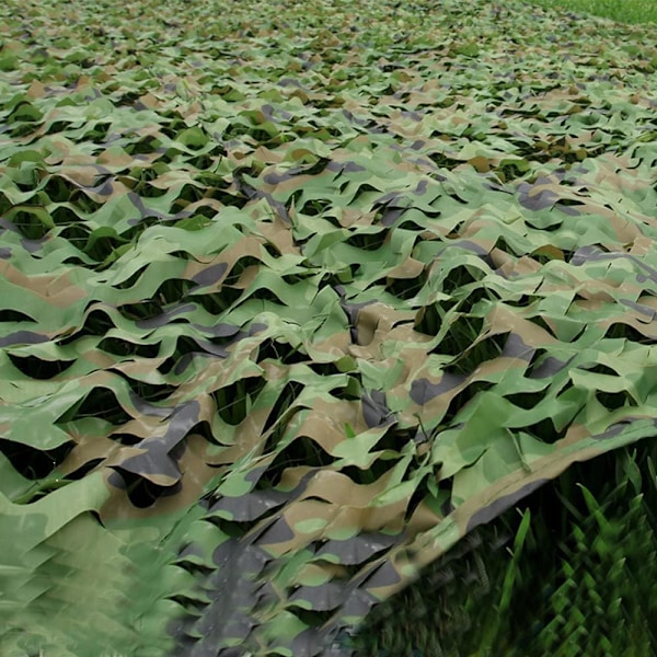 Dobbeltlags camouflage net 2x3m til jagt, hær til camping