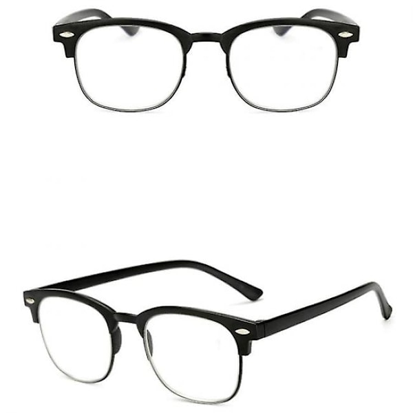Lesebriller med styrke +1.0-+4.0 Svart +4.0 black 400