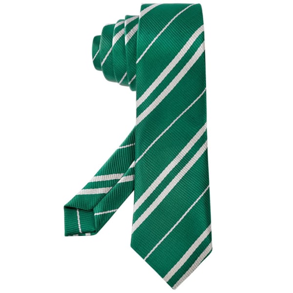 Wizard skoleslips, Wizard stripete slips for festkostyme, skoleuniformslips for gutter og jenter, Cosplay slips