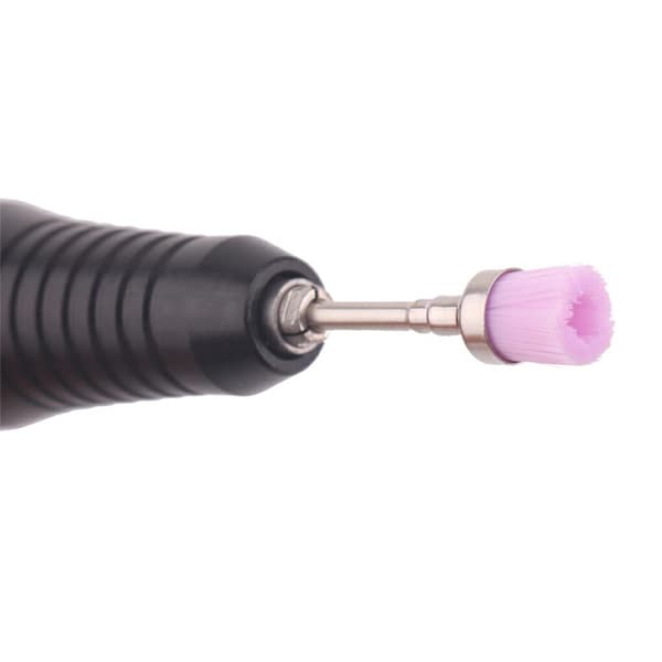 Negleboremaskine Bits Børste Manicure Rengøring Udskiftning Tilbehør, Pink Pink