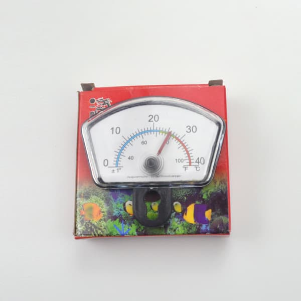 Akvarie Termometer Pointer Akvarium Temperatur Skive Sugkopp Nedsenkbar