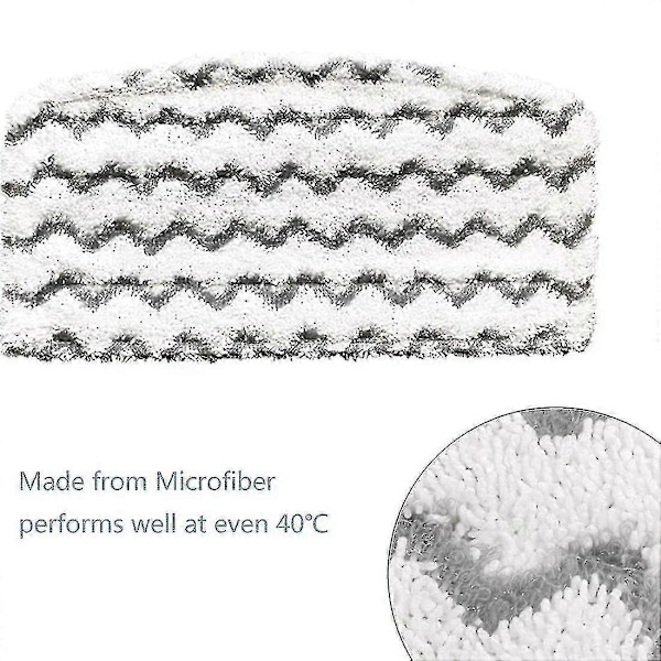 Moppeklude til Easyfix SC2 SC3 SC4 SC5 damprenser, mikrofiber gulvklude, til tilbehør