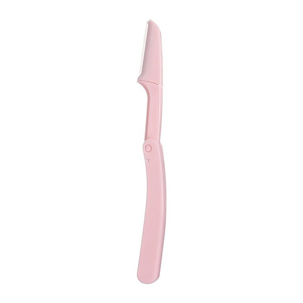 3PCS Fällbar Dam Ansiktsrakhyvel Ögonbryns Trimmer Blad Anti-Scratch Razor Makeup Verktyg Ögonbryns Trimmer Ansiktsrakhyvel för Kvinnor (Färg: Rosa)