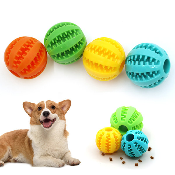 Interaktiva Hundleksaker för Uttråkade Hundar Pusselleksaker Valp Tandningsleksaker för Små Stora Hundar Hundtuggleksaker (Small, Orange)