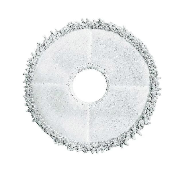 7 stk. dampmoppeputer, vaskbare mikrofiberrengjøringsputer for dampmopp, hvite