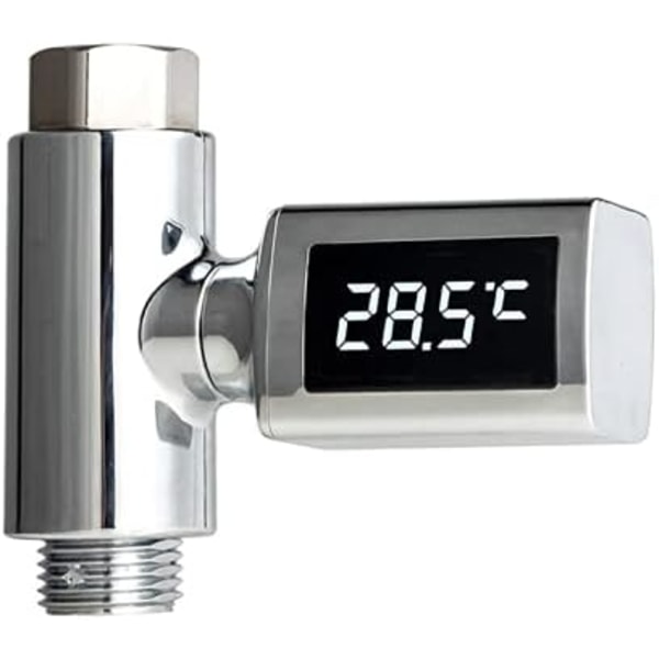 Digital LED termometer duschhuvud för baby - Roterande termometer - visuell för kran och duschhuvud