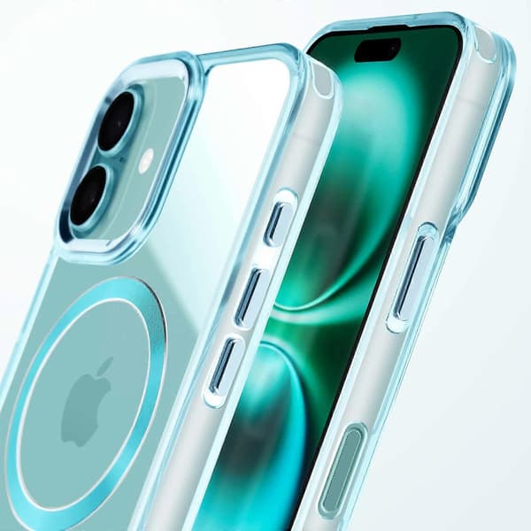 Case MagSafe til iPhone 16 Back Cristal Color, grøn green