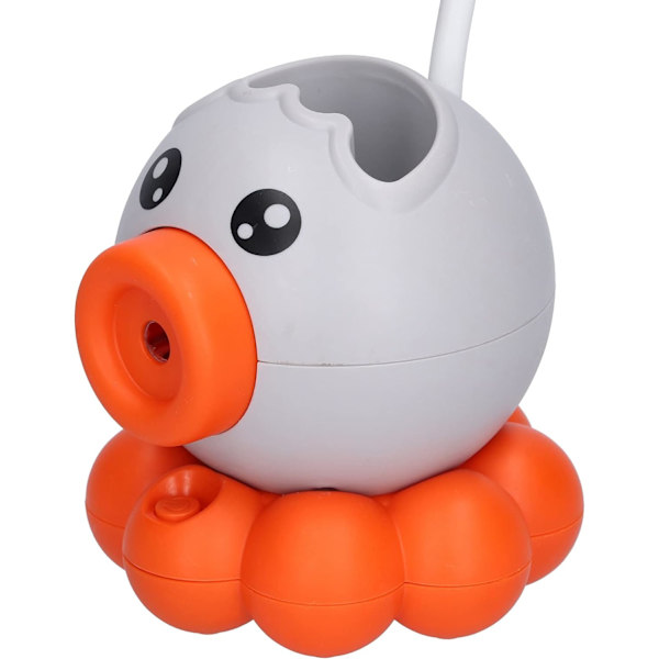 Skrivebordslampe, sød blæksprutteform LED-skrivebordslampe sammenklappelig multifunktionel lys USB-opladning sød skrivebordslampe med blyantspidser til studerende (orange)