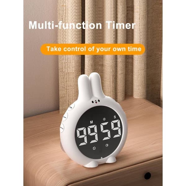 Digital kjøkkentimer magnetisk timer med LED-display for matlaging og treningslæring YYV