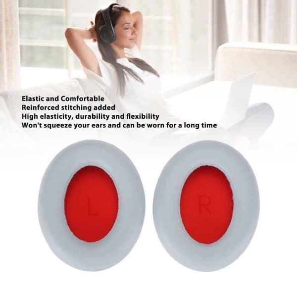 Øreputer - PZCC - 1MORE SonoFlow - Protein Leather - Memory Foam - Støyisolerende