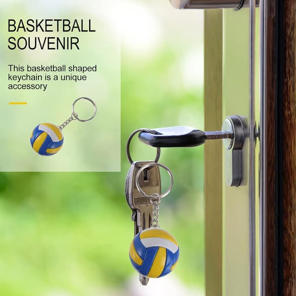 2 st Volleyboll Charm Nyckelring Unika Väskhänge