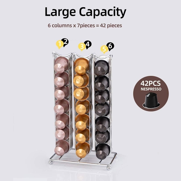 Akryl koppholder silver