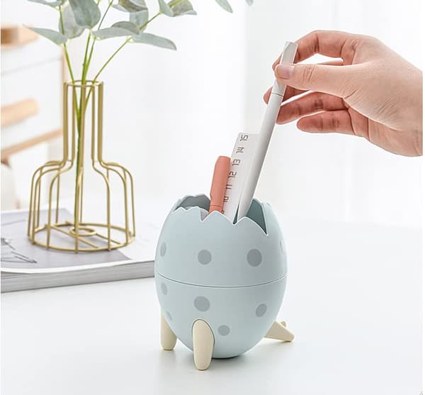 2 stk. Dinosaur Eggshell Mini Desktop Dustbin