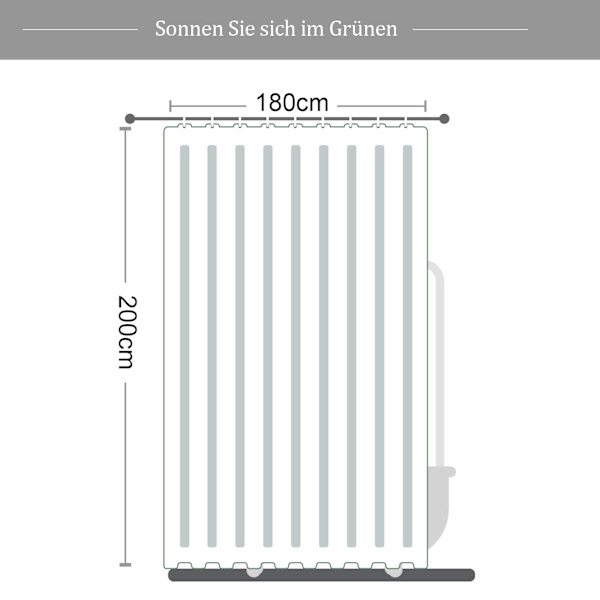 Duschdraperi 180x200 anti-mögel duschdraperier gröna blad växter vattenavvisande badgardin gjord av polyester tvättbar badrumsgardin 180*200cm