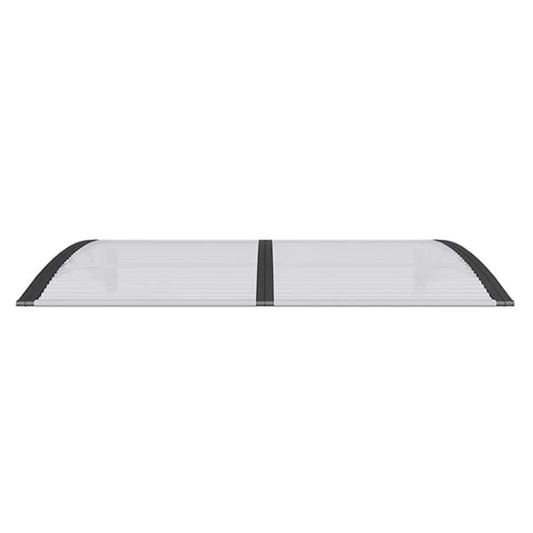 vidaXL Indgangsovertræk Sort 150x100 cm Polycarbonat 5380 Svart