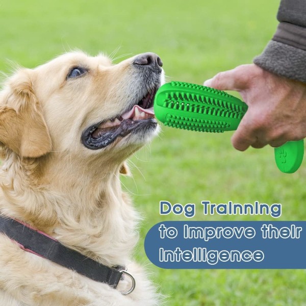Hundeleker, tøffe og holdbare hundetannbørsteleker, utendørs interaktive hundeleker Hunder Tannpleie Tennrengjøringsleketøy, bursdagsgaver til hundevalp