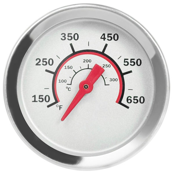 1,8\" Lågtemperaturmåler G432-8L00-W1 til Charbroil Grill Termometer Udskiftning Charbroil Advantage & Tru-Infrared Performance Varmeindikator